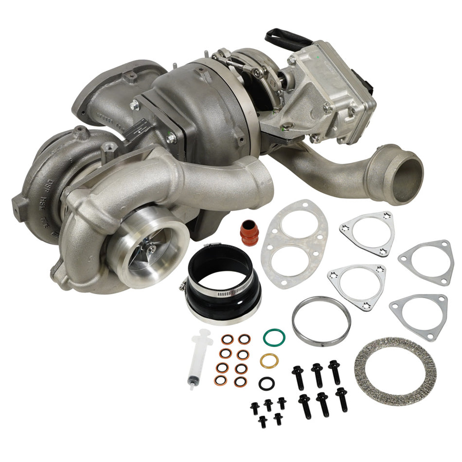 BD Diesel 1047083 Screamer V2S Twin Turbo - Ford 6.4L 2008-2010 W/O Air Intake Kit