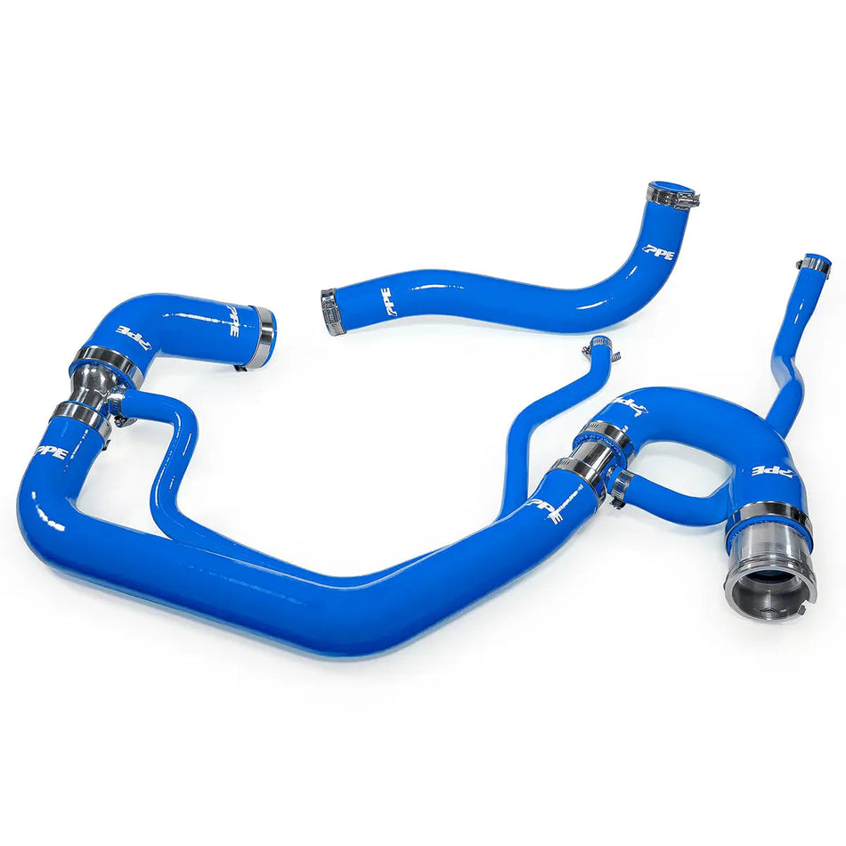 PPE Silicone Coolant Hose Kit Upper and Lower 2006-2010 GM 6.6L Duramax Blue