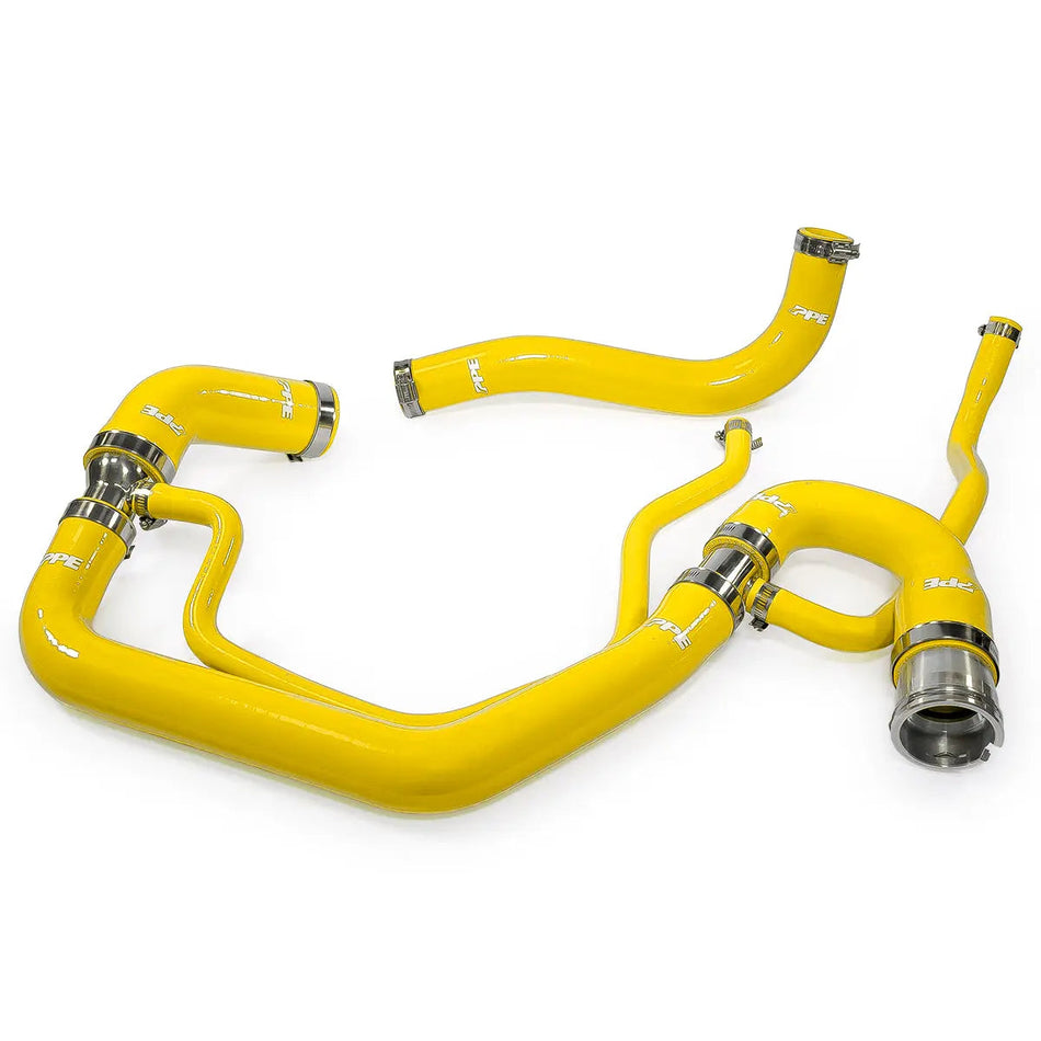 PPE Silicone Coolant Hose Kit Upper and Lower 2006-2010 GM 6.6L Duramax Yellow