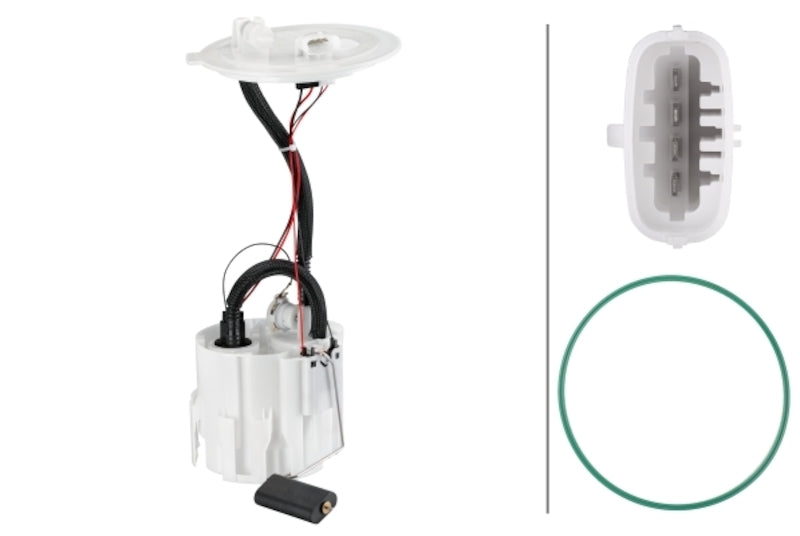 Hella Fuel Feed Unit In-Tank Pump with Seal and Pressure Regulator
