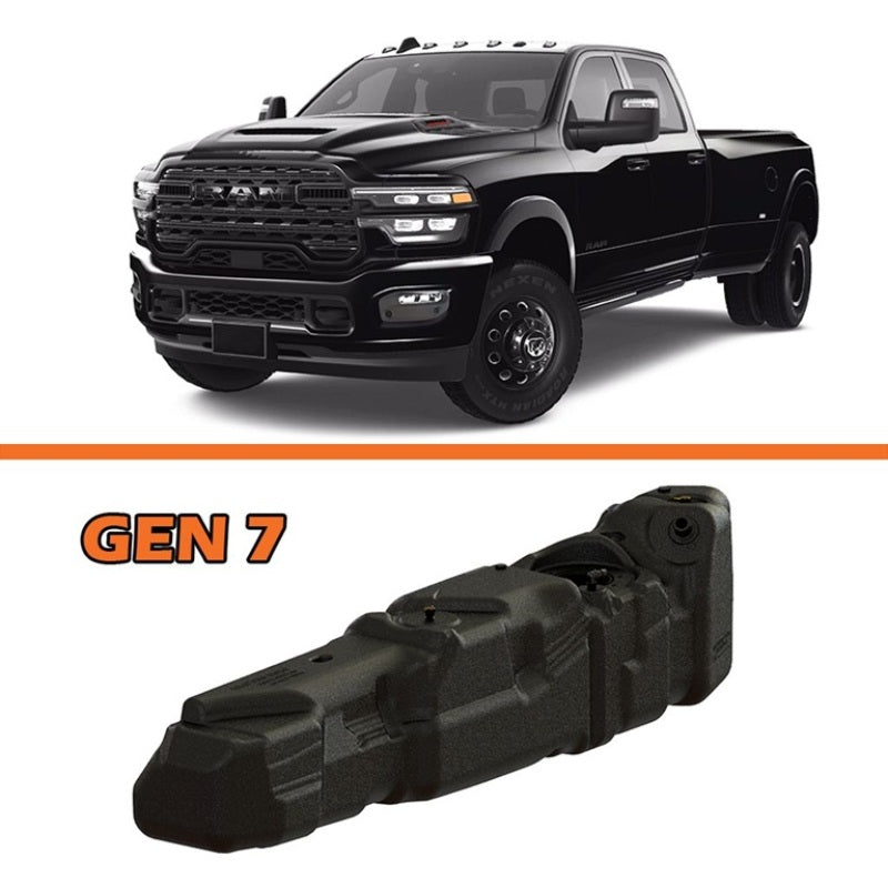 Titan Fuel Tanks Gen 7 55 Gallon Tank 2025-2026 Ram 2500/3500 Cummins Crew Cab Long Bed
