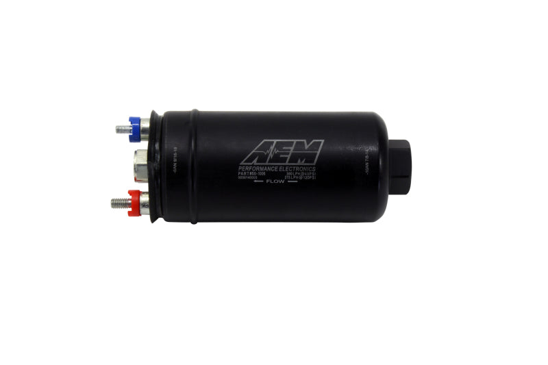 AEM 400LPH High Pressure Inline Fuel Pump, -10AN Inlet & -6AN Outlet