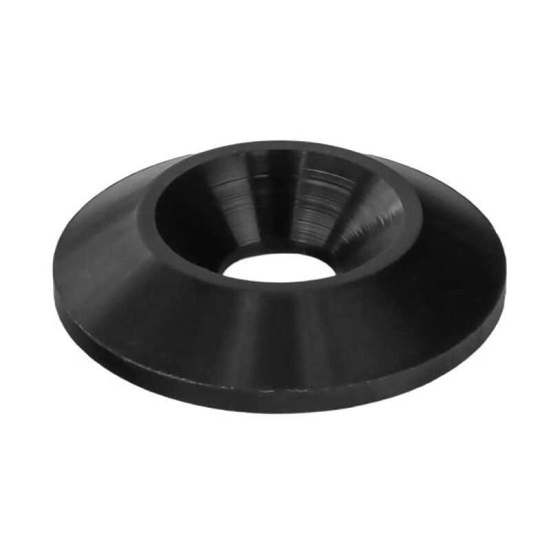 Moroso 1in Taper Washer - Black Anodized (10 Pack without Hardware)