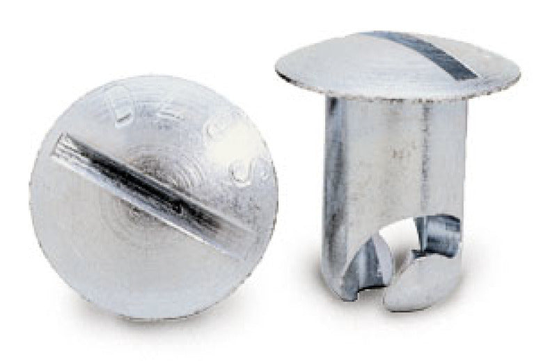 Moroso Quick Fastener - Oval Head Slotted - 7/16in x .500in - Steel - 10 Pack