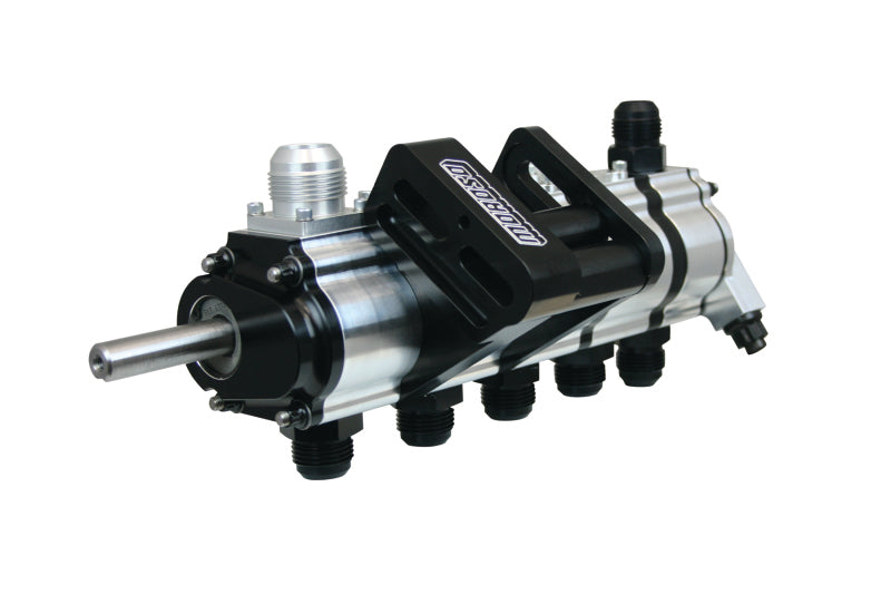 Moroso T3 Series 5 Stage Dry Sump Oil Pump with Fuel Pump Drive - Tri Lobe - Brinn Mount - 1.200 Pressure