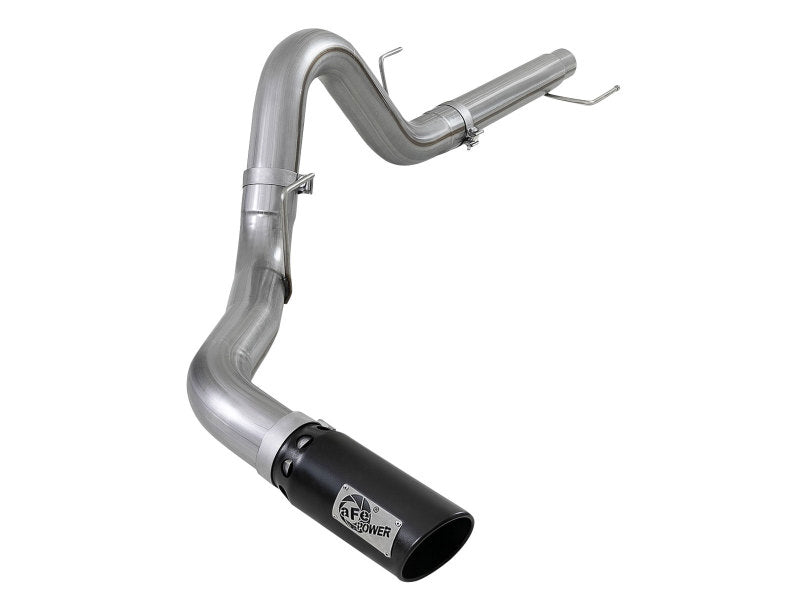 aFe Large Bore-HD DPF-Back 2021 Ford F-150 3.0L Powerstroke Black