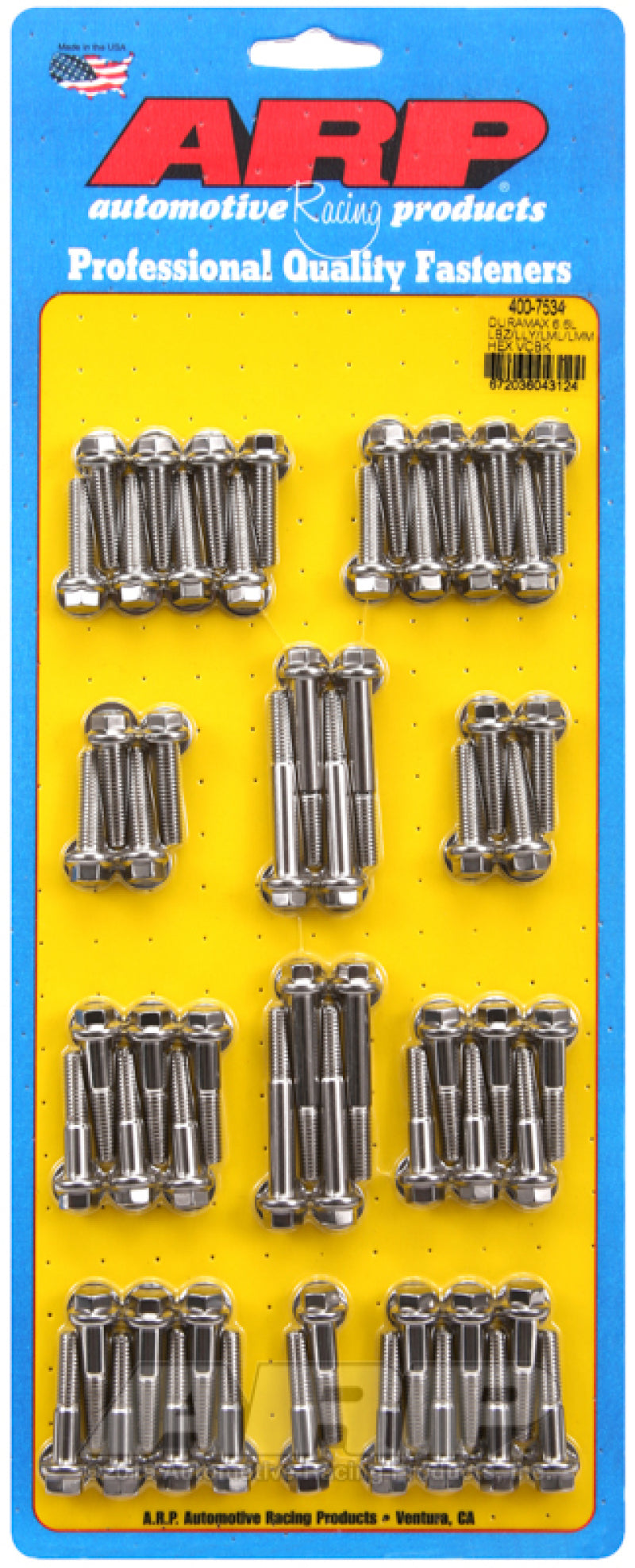 ARP Duramax LBZ/LLY/LML/LMM Stainless Valve Cover Bolt Kit