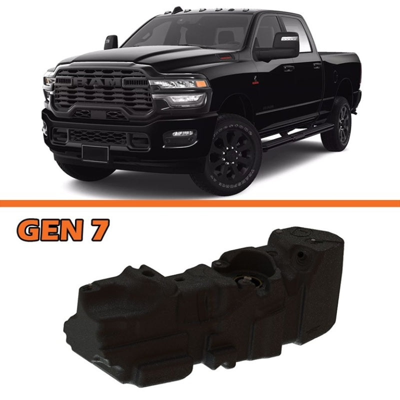 Titan Fuel Tanks Gen 7 52 Gallon Tank 2025-2026 Ram 2500/3500 Cummins Crew Cab 4x4