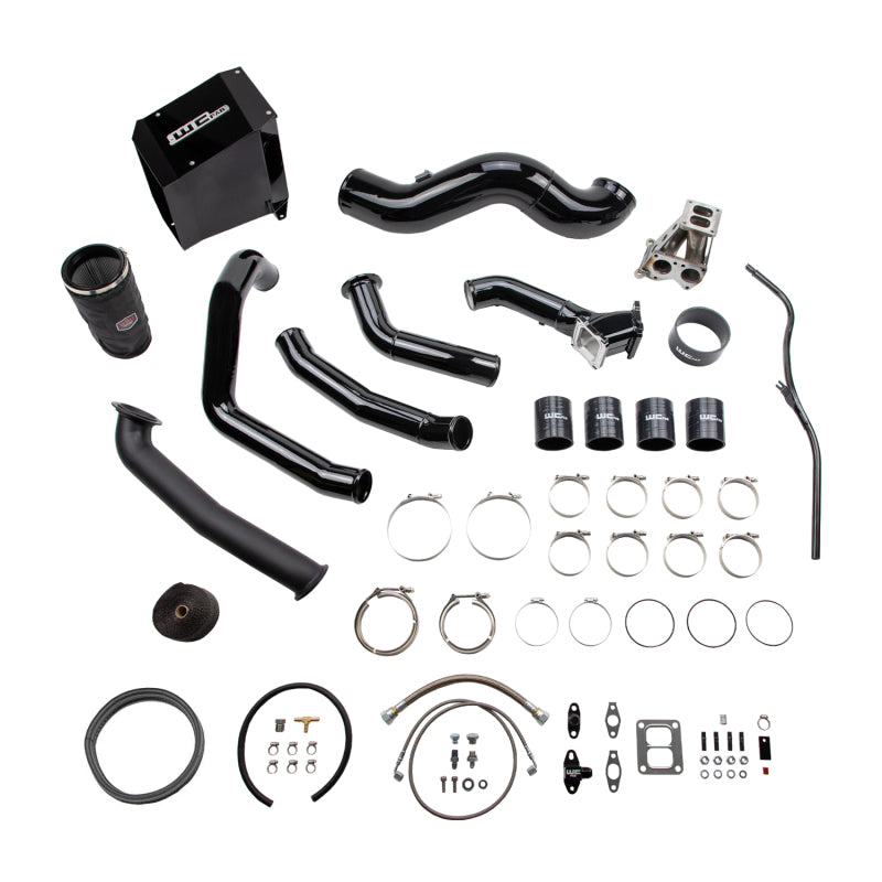 Wehrli 2001-2004 LB7 Duramax S400 Single Turbo Install Kit Candy Teal